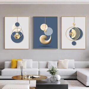 Set of 3 Abstract Geometric