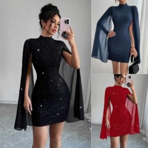 Women's Sexy Party Dresses Wrapped Hip Dress