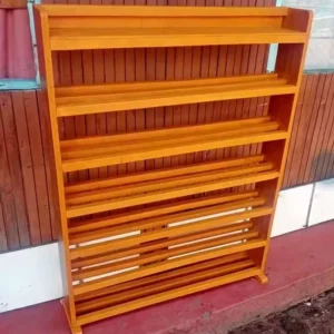 Wooden high quality 5 layer shoe rack.