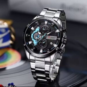Curren 8402 Men's Black Analogue Quartz Watch 1
