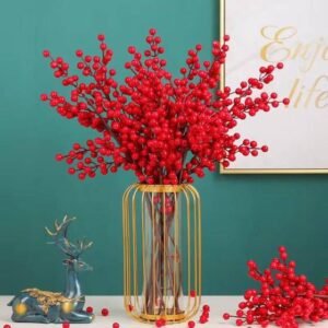 Modern Nordic luxury home decor contemporary metal bird cage shape flower glass vase Nakumat Nairobi 2